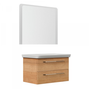 FACKELMANN Waschplatz-Set »MILANO«, 90cm Asteiche - braun