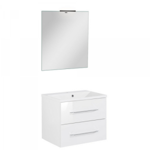 FACKELMANN Waschplatz-Set »B.CLEVER«, 60cm Weiß - weiss