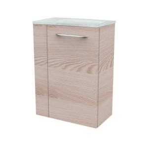 FACKELMANN Waschplatz-Set »SBC Gäste Bad«, 45cm rechts Alaska Esche - braun