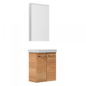 FACKELMANN Waschplatz-Set »MILANO«, 55cm Asteiche - braun