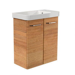 FACKELMANN Waschplatz-Set »MILANO«, 55cm Asteiche - braun