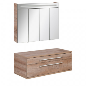 FACKELMANN Waschplatz-Set »STANFORD«, 110cm Nature Oak - braun