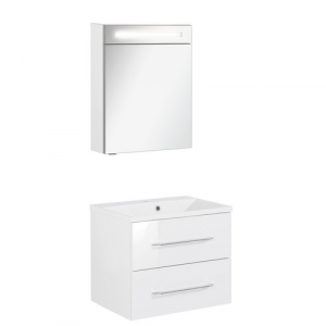 FACKELMANN Waschplatz-Set »B.CLEVER«, 60cm SPS Weiß - weiss