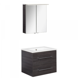 FACKELMANN Waschplatz-Set »B.PERFEKT«, 60cm SPS Dark Oak - braun