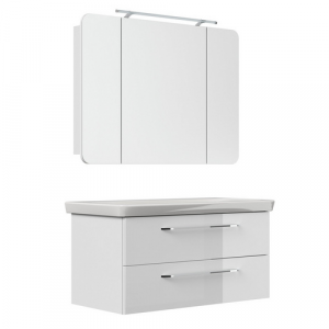 FACKELMANN Waschplatz-Set »MILANO«, 108cm Weiß - weiss
