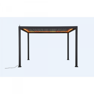 Mr. GARDENER Pergola »Classic 111 Automatik«, BxTxH: 300 x 400 x 250 cm, Aluminium, anthrazit - grau