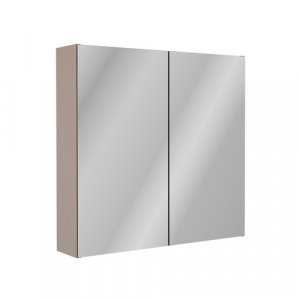 FACKELMANN Spiegelschrank »Compact Line«, BxHxT: 700 x 680 x 156 mm, Kaschmir grau