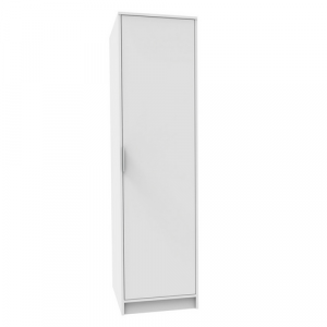 FACKELMANN Stauraumschrank, für Wäschekörbe 1 Tür Weiß 500x1882x651 mm - weiss