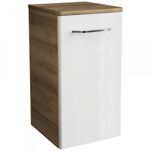 FACKELMANN Unterschrank »MILANO«, Asteiche/weiss, 1 Tür, BxHxT: 30,2 x 56,6 x 32 cm