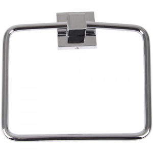 FACKELMANN Handtuchring »Mare«, BxHxT: 19 x 17 x 3,5 cm, - silberfarben