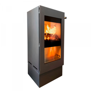 XEOOS® Kaminofen »x8 PATAGONIA«, anthrazit, Stahl, 8 kW - grau