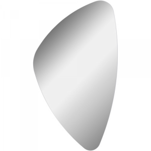 FACKELMANN Spiegelelement, BxHxT: 55,5 x 88,8 x 1,4 cm - silberfarben