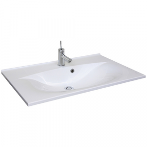FACKELMANN Waschbecken »CAPRI«, BxHxT: 80,1x15,7x50 cm - weiss