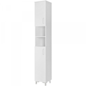 FACKELMANN Hochschrank »ATLANTA«, weiss, 2 Türen, BxHxT: 30,3 x 199,9 x 32,6 cm