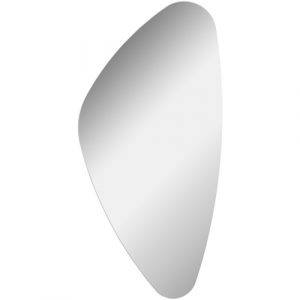 FACKELMANN Spiegelelement, BxHxT: 40,1 x 75,8 x 1,4 cm - grau