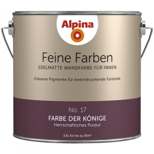 ALPINA FARBEN Wandfarbe »Feine Farben«, edelmatt, 2,5 l für ca. 20-30m² - lila