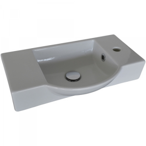 FACKELMANN Waschbecken »SBC Gäste Bad«, BxHxT: 54,5x14,5x31,7 cm - weiss