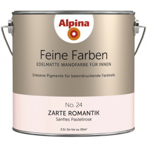 ALPINA FARBEN Wandfarbe »Feine Farben«, edelmatt, 2,5 l für ca. 20-30m² - rosa