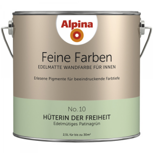 ALPINA FARBEN Wandfarbe »Feine Farben«, edelmatt, 2,5 l für ca. 20-30m² - gruen