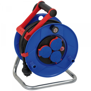 brennenstuhl® Kabeltrommel »Garant IP44 1218350«, 3-fach, Kabellänge: 25 m - blau