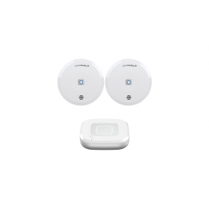 Homematic IP Smart Home Set Wassersensor mit Access Point 2 und zwei Wassersensoren