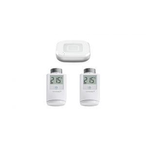 Homematic IP Smart Home Set Heizen mit Access Point, 2x Heizkörperthermostat HmIP-eTRV-2