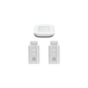 Homematic IP Smart Home Set Evo mit 1x Access Point, 2x Heizkörperthermostat – Evo, weiß