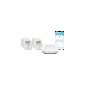 Homematic IP Smart Home Set Raumklima mit Access Point 2, 2 Heizkörperthermostate