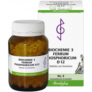 Biochemie Bombastus 3 Ferrum phosphoricum D 12 500 Tabletten