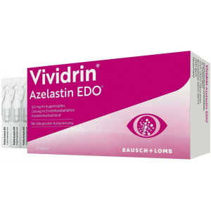 Vividrin Azelastin EDO 0,5 mg pro ml 20 x 0,6 ml Augentropfen