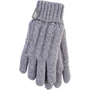 HeatHolders Damen Handschuhe grau meliert Größe S-M 1 Paar