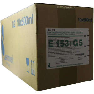 Elektrolyt Infusions-Lösung 153 Mit Glucose 5 10 X 500 Ml...