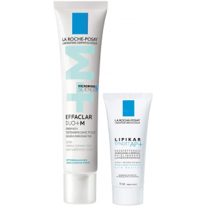 La Roche Posay Effaclar Duo+ M Creme 40 ml + gratis Lipikar Syndet AP+ 15 ml