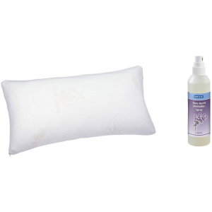 Ergobionik Visco Schaumstoff Kissen + gratis GuteNacht Lavendel Spray