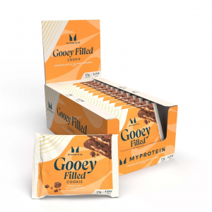 Veganer Protein-Cookie mit Füllung - Chocolate and Salted Caramel