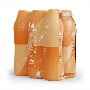 Clear Protein Water – Trinkfertig (6er-Packung) - 6 Pack - Orange & Mango