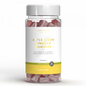 Zuckerfreie Apfelessig-Fruchtgummis - 60Gummibärchen - Sugar Free Apple