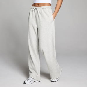 MP Damen Lightweight Loopback Straight Leg Jogginghose - Grau Meliert - M