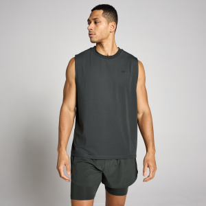 MP Herren Oversized Cotton Modal Tank Top - Schwarz Verwaschen - XS