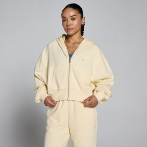 MP Damen Lightweight Loopback Zip Through Hoodie - Butter - XL