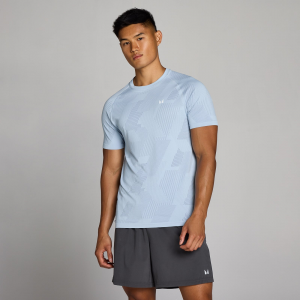 MP Herren Tempo Pillar Graphic Seamless T-Shirt – Breeze Blue - XXXL