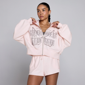 MP Damen Lift Graphic Lifestyle Hoodie mit Reißverschluss - Babyrosa - M