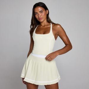 MP Damen Tempo Contrast Strappy Racerback Top - Wüstensand - L