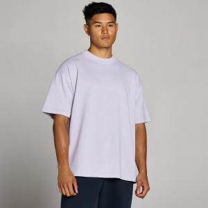 MP Herren Washed Oversized Baumwoll-T-Shirt - Lilac Grey - XS