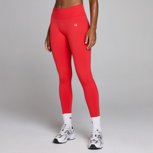 MP Nahtlose Invisible Scrunch Leggings für Damen – Karmesinrot - XS