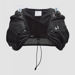 MP Compact Hydration Vest & 2 Soft Running Bottles Bundle - Black - S