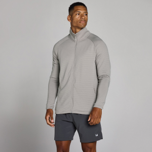 MP Herren Training Ultra Gridded Zip Through - Chalk Grey - XS