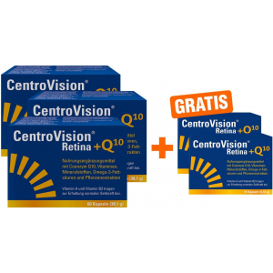 CentroVision Retina + Q10 180 Kapseln + gratis 30 Kapseln