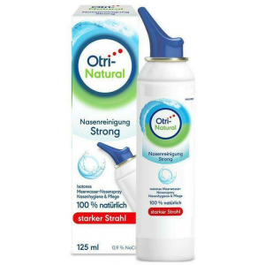 OtriNatural Nasenreinigung strong Meerwasser Nasenspray, 100% natürlich 125 ml