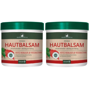 Hautbalsam rotes Weinlaub & Rosskastanien Gel 250 ml, 2er Set